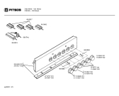 Схема №5 7200W с изображением Панель для плиты (духовки) Bosch 00208398