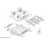 Схема №2 T2344W1 с изображением Варочная панель для плиты (духовки) Bosch 00219055
