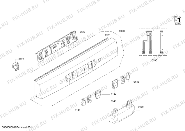 Схема №7 SN25D800GC с изображением Держатель для посудомойки Bosch 00629696