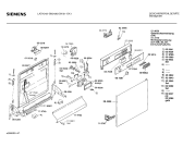 Схема №2 SN24301DK с изображением Передняя панель для электропосудомоечной машины Siemens 00272298