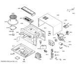 Схема №2 3WG2534N с изображением Дверь для микроволновки Bosch 00662851