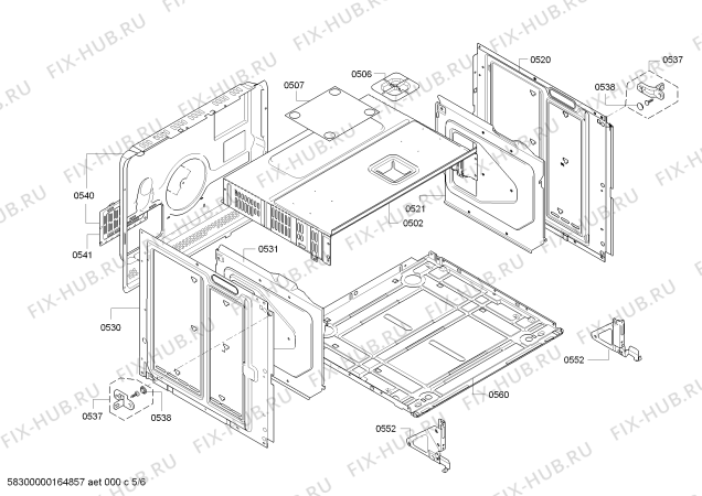 Схема №5 HB75GB560F с изображением Панель управления для плиты (духовки) Siemens 00711631