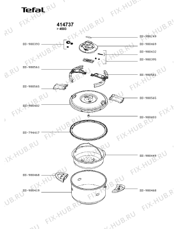 Схема №1 414250 с изображением Котелка Tefal SS-980249