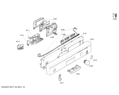 Схема №5 SE23E231TR с изображением Панель управления для электропосудомоечной машины Siemens 00701444