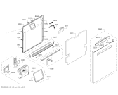 Схема №5 SHP65TL2UC SilencePlus 44 dBA с изображением Внешняя дверь для электропосудомоечной машины Bosch 00771849