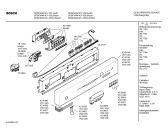 Схема №5 SGI43A46 с изображением Передняя панель для посудомойки Bosch 00436212