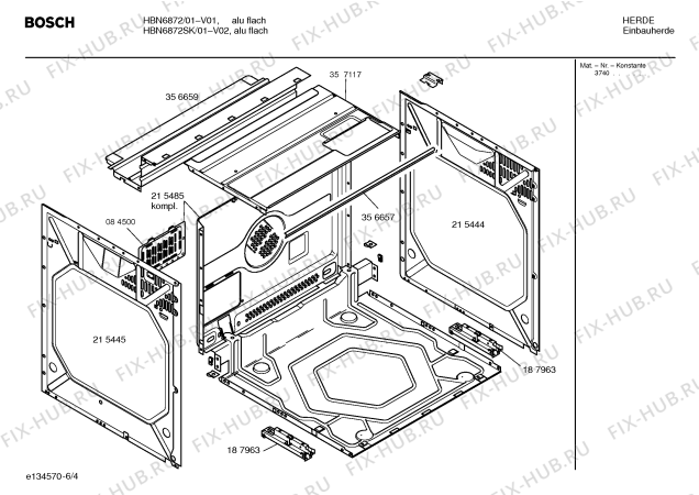 Взрыв-схема плиты (духовки) Bosch HBN6872SK - Схема узла 04
