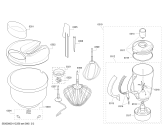 Схема №2 MUM8200 MUM8 professional с изображением Штатив для кухонного измельчителя Bosch 00144346