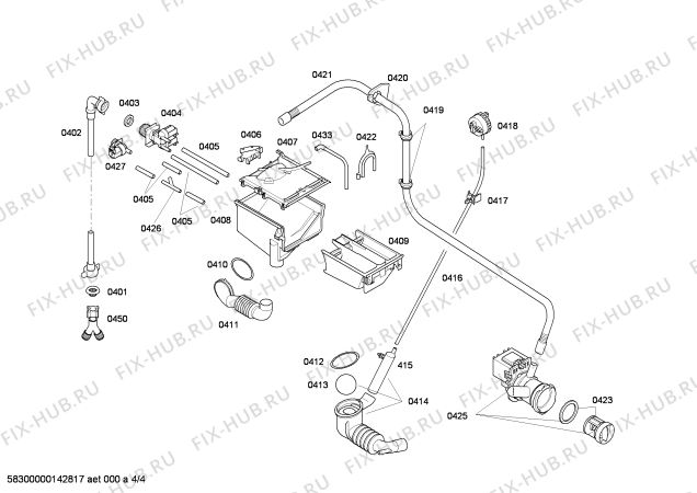 Схема №4 WAE20167GR с изображением Панель управления для стиральной машины Bosch 00676829