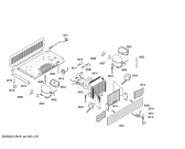 Схема №4 RW496260 с изображением Испаритель для холодильника Bosch 00249538