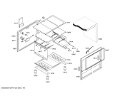 Схема №4 HSK66K42EH HF EXPORTACAO с изображением Панель для плиты (духовки) Bosch 00219807