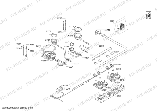 Взрыв-схема плиты (духовки) Bosch PCI6A5B90A MS 60F 3G+1W ROMBO 4KW BOSCH SV - Схема узла 02