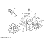 Схема №5 HBN41S320E Horno bosch indep.multif.blnc.c/minutero с изображением Передняя часть корпуса для плиты (духовки) Bosch 00446683