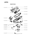 Схема №1 GV6817C0/23 с изображением Ручка для утюга (парогенератора) Calor CS-10000060