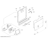 Схема №4 SMV50E40EU, TP3 с изображением Передняя панель для посудомоечной машины Bosch 00744038