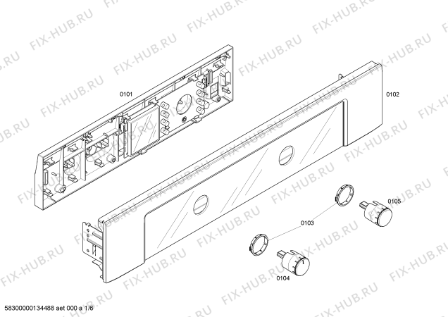Схема №6 ME301EB с изображением Крышка для духового шкафа Bosch 00247300