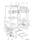 Схема №1 G2P FF8/WH с изображением Часть корпуса для холодильника Whirlpool 481241828128