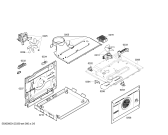 Схема №6 HEN300551 с изображением Панель управления для духового шкафа Bosch 00662959