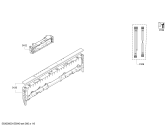 Схема №5 SMVKBT03 с изображением Передняя панель для посудомойки Bosch 00700807