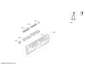 Схема №7 SPV69T80EU Super Silence с изображением Передняя панель для электропосудомоечной машины Bosch 11015626