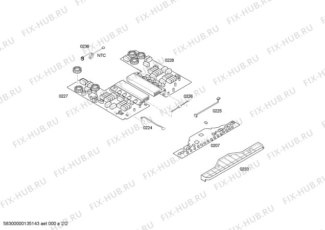 Взрыв-схема плиты (духовки) Siemens EH645MB11M SE.4I.60.TOP.BR.X.Bas - Схема узла 02