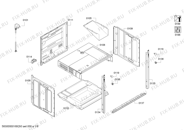 Схема №5 CF110250 с изображением Верхний нагревательный элемент для духового шкафа Bosch 00748056