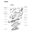 Схема №1 165512 с изображением Подошва для электропарогенератора Tefal CS-00090966