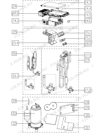 Схема №1 KAS53ZDCINVL (416931) с изображением Клапан для климатотехники Gorenje 270767