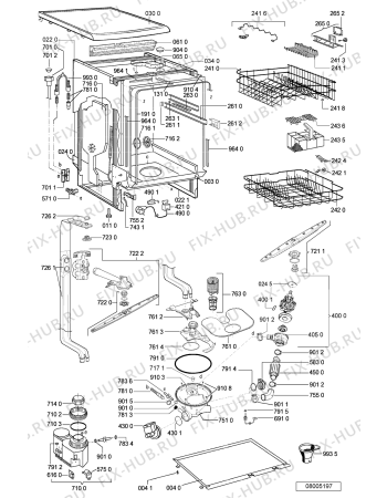 Схема №2 ADP45025S (F092030) с изображением Руководство для посудомоечной машины Indesit C00360701