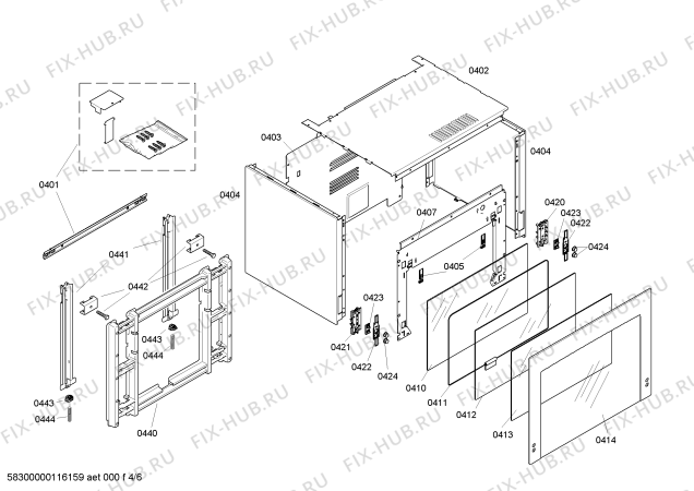 Схема №5 HBN77P750 с изображением Панель управления для плиты (духовки) Bosch 00448701