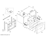 Схема №5 HBN77P750 с изображением Панель управления для плиты (духовки) Bosch 00448701