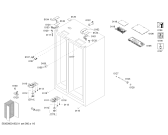 Схема №6 KA63NV41TI с изображением Дверь для холодильной камеры Siemens 00714227