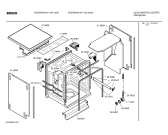 Схема №4 SGS43A92 с изображением Передняя панель для посудомоечной машины Bosch 00433724