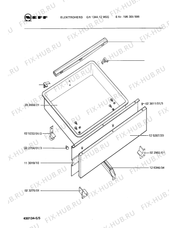 Схема №5 195304855 1394.11S с изображением Лампа для плиты (духовки) Bosch 00053251