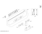 Схема №5 SGE68U55UC SilencePlus 44dBA с изображением Набор кнопок для посудомойки Bosch 10003435