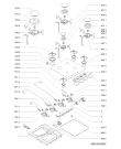 Схема №1 AKM 403/WH с изображением Затычка для плиты (духовки) Whirlpool 481945058215