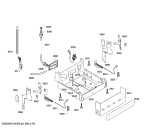 Схема №6 SRS45E48GB с изображением Боковая часть корпуса для посудомойки Bosch 00683929