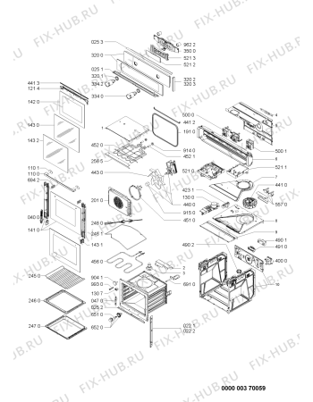 Схема №1 AKZ 804/IX с изображением Панель для электропечи Whirlpool 480121100523