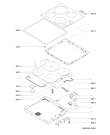 Схема №1 AKM 990/NB с изображением Затычка для плиты (духовки) Whirlpool 481244039254