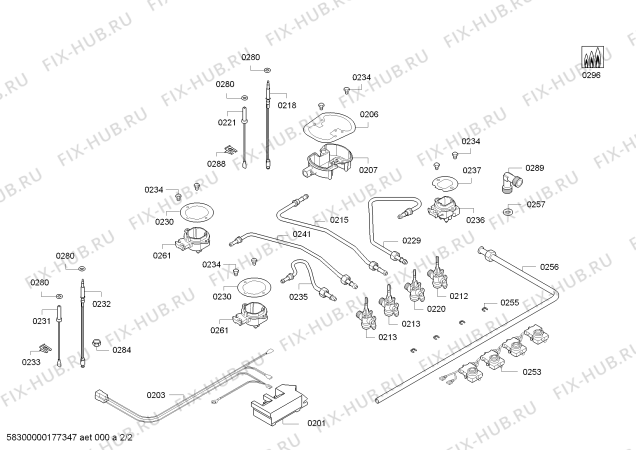 Схема №1 EP618HB21E 3G+1W SE T60F 2011 с изображением Варочная панель для духового шкафа Siemens 00686760