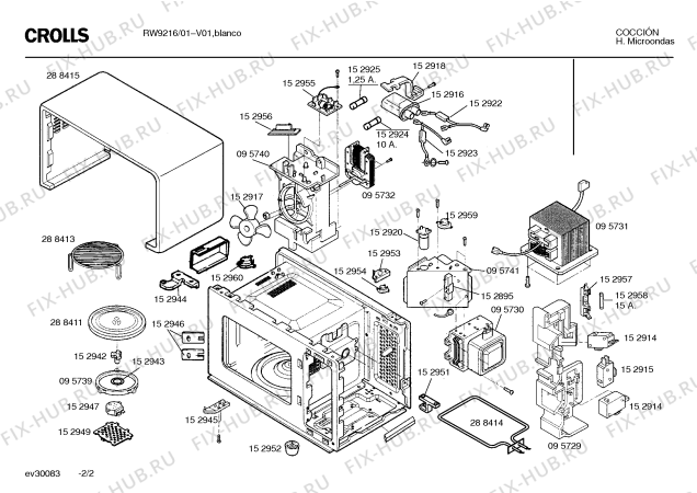 Схема №2 W2430 с изображением Диод Bosch 00152923