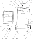 Схема №3 GS53310EC (194505, WQP8-9241) с изображением Дверка для электропосудомоечной машины Gorenje 244557