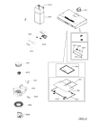 Схема №1 208263104415 PRF0092 с изображением Воздушный канал для электровытяжки Whirlpool 482000015820