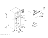 Схема №4 BD4503ANFH с изображением Дверь морозильной камеры для холодильной камеры Bosch 00683624