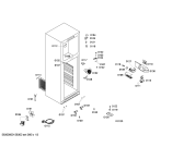 Схема №2 BD2665TM с изображением Дверь морозильной камеры для холодильника Bosch 00680196