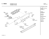 Схема №5 HES5020 с изображением Панель для духового шкафа Bosch 00286804