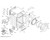 Схема №3 WD14H540IT IQ700 с изображением Наклейка с пояснениями для стиральной машины Siemens 00625949