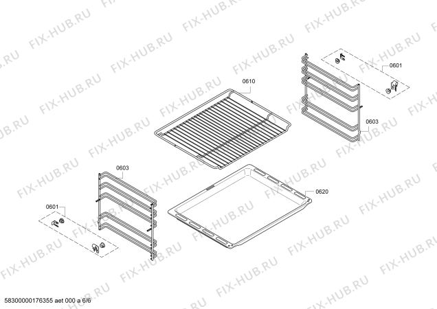 Схема №4 HEA23B151S с изображением Панель управления для плиты (духовки) Bosch 00709720