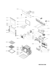 Схема №1 AKP262WH (F091067) с изображением Клавиша для духового шкафа Indesit C00318377