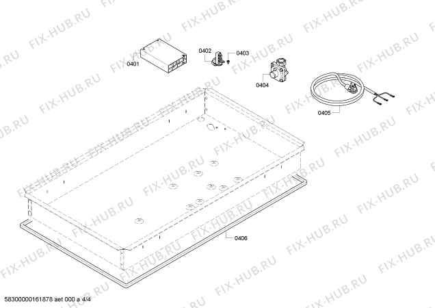 Схема №4 SGSX305FS Thermador с изображением Ручка конфорки для плиты (духовки) Bosch 00635400